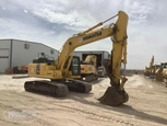 Used Komatsu Excavator in yard